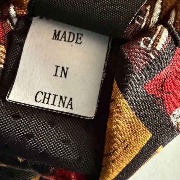 NWT Norman Rockwell Benjamin Franklin Silk Tie The Saturday Evening Post 56" - Picture 7 of 9